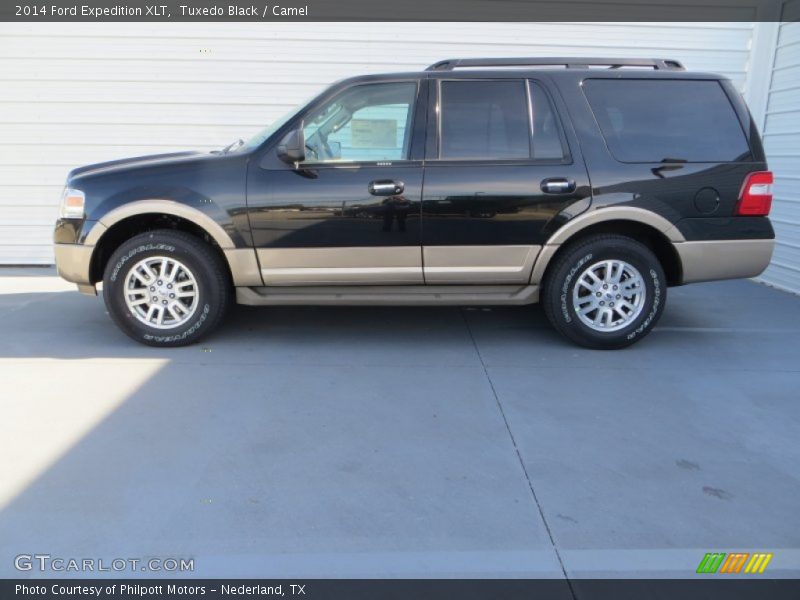 Tuxedo Black / Camel 2014 Ford Expedition XLT
