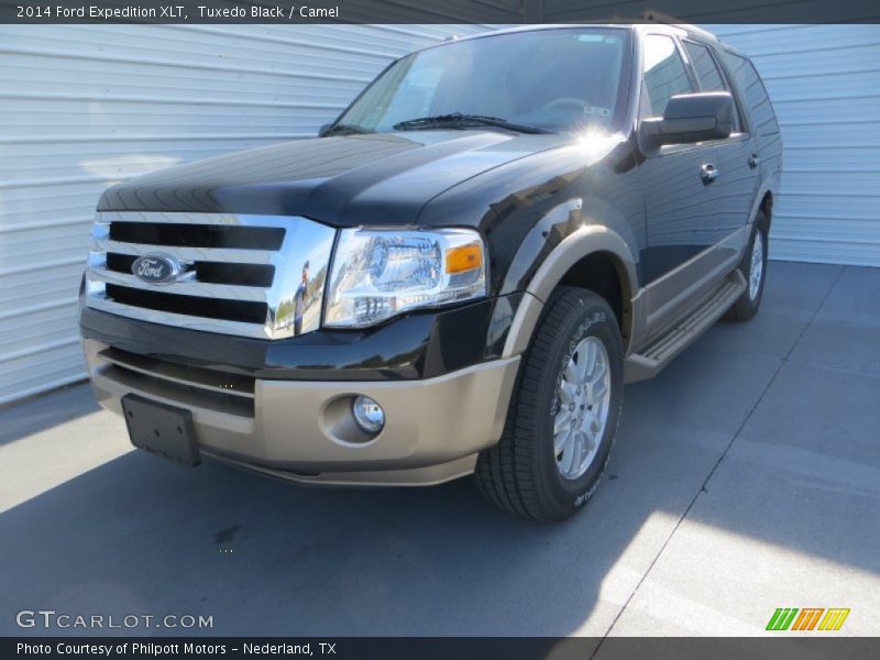Tuxedo Black / Camel 2014 Ford Expedition XLT