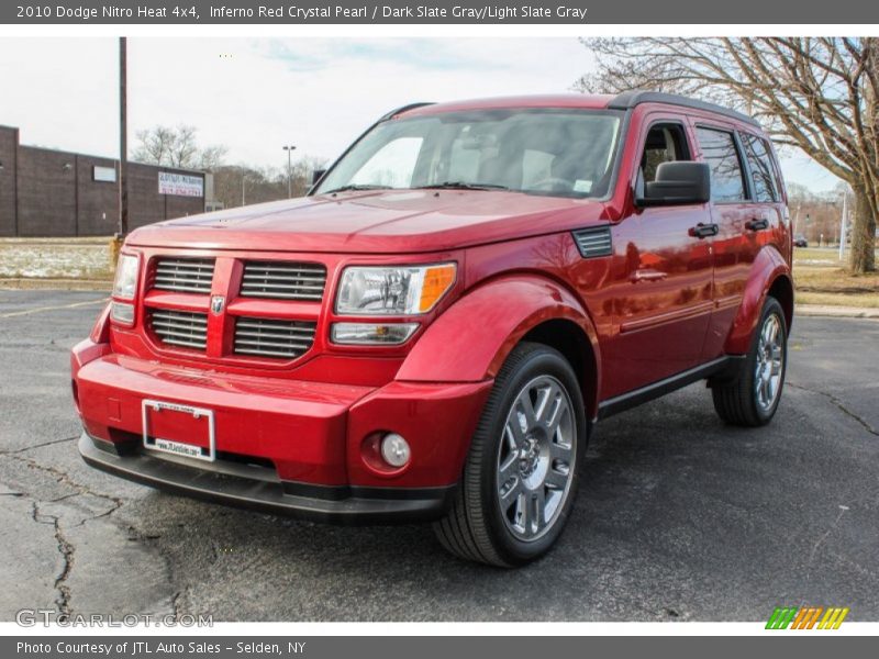 Inferno Red Crystal Pearl / Dark Slate Gray/Light Slate Gray 2010 Dodge Nitro Heat 4x4