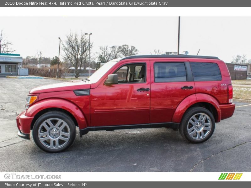 Inferno Red Crystal Pearl / Dark Slate Gray/Light Slate Gray 2010 Dodge Nitro Heat 4x4