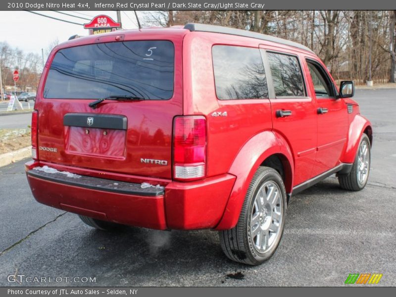 Inferno Red Crystal Pearl / Dark Slate Gray/Light Slate Gray 2010 Dodge Nitro Heat 4x4