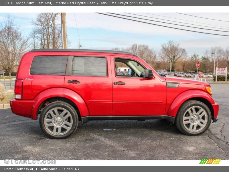 Inferno Red Crystal Pearl / Dark Slate Gray/Light Slate Gray 2010 Dodge Nitro Heat 4x4