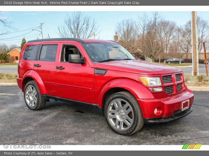 Inferno Red Crystal Pearl / Dark Slate Gray/Light Slate Gray 2010 Dodge Nitro Heat 4x4
