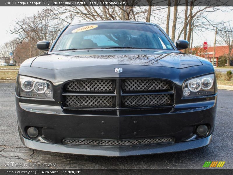 Brilliant Black Crystal Pearl / Dark Slate Gray 2008 Dodge Charger SXT