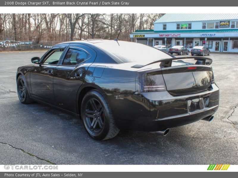 Brilliant Black Crystal Pearl / Dark Slate Gray 2008 Dodge Charger SXT