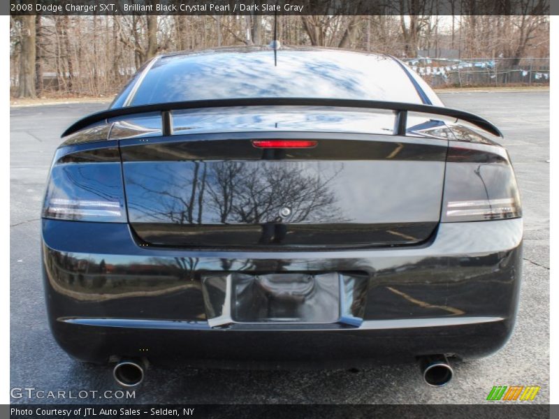 Brilliant Black Crystal Pearl / Dark Slate Gray 2008 Dodge Charger SXT