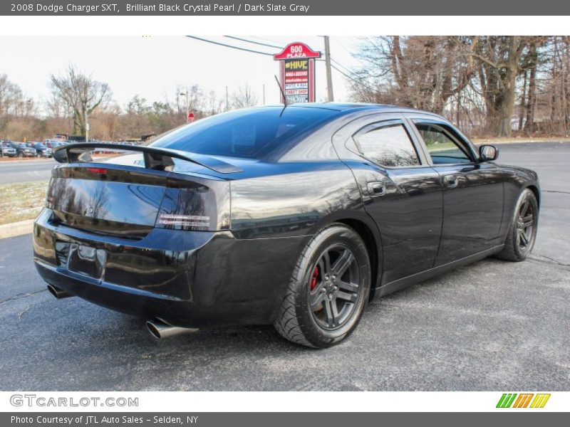 Brilliant Black Crystal Pearl / Dark Slate Gray 2008 Dodge Charger SXT