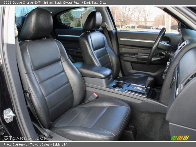 Brilliant Black Crystal Pearl / Dark Slate Gray 2008 Dodge Charger SXT