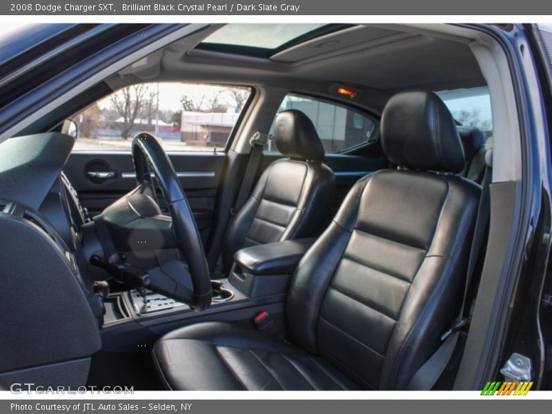 Brilliant Black Crystal Pearl / Dark Slate Gray 2008 Dodge Charger SXT