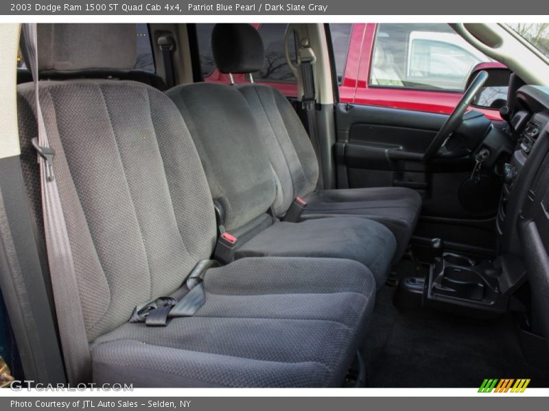 Patriot Blue Pearl / Dark Slate Gray 2003 Dodge Ram 1500 ST Quad Cab 4x4