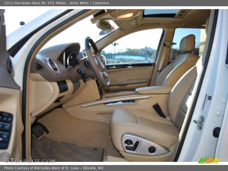 Arctic White / Cashmere 2011 Mercedes-Benz ML 350 4Matic