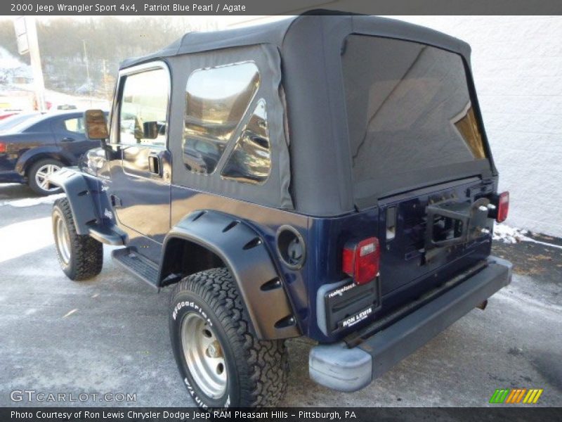 Patriot Blue Pearl / Agate 2000 Jeep Wrangler Sport 4x4