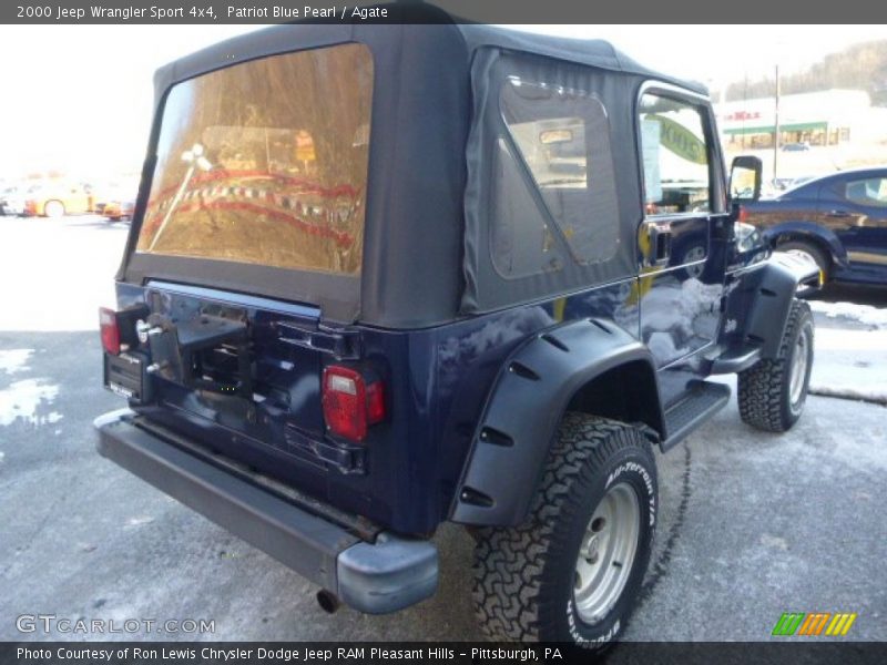 Patriot Blue Pearl / Agate 2000 Jeep Wrangler Sport 4x4