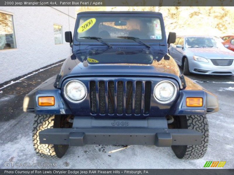 Patriot Blue Pearl / Agate 2000 Jeep Wrangler Sport 4x4