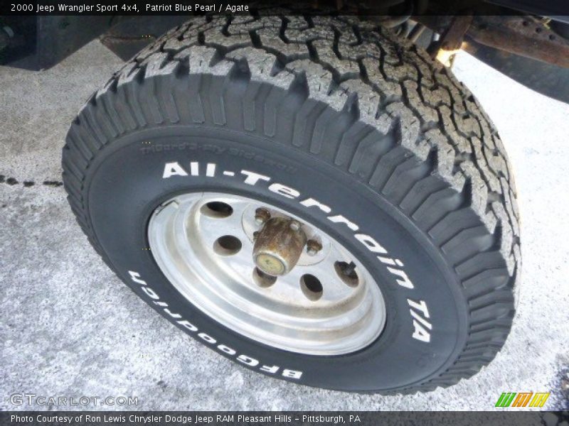 Patriot Blue Pearl / Agate 2000 Jeep Wrangler Sport 4x4