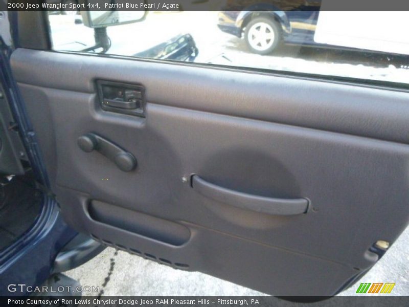 Patriot Blue Pearl / Agate 2000 Jeep Wrangler Sport 4x4