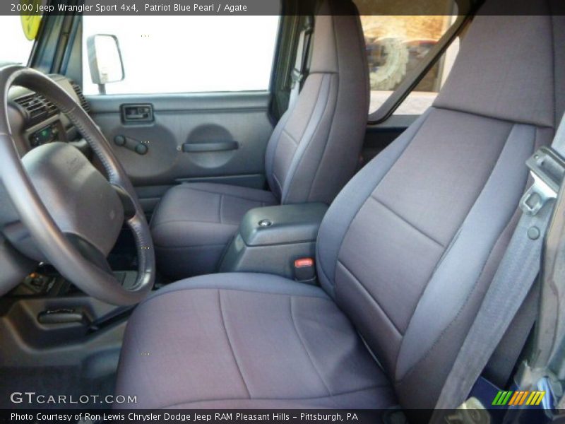 Patriot Blue Pearl / Agate 2000 Jeep Wrangler Sport 4x4