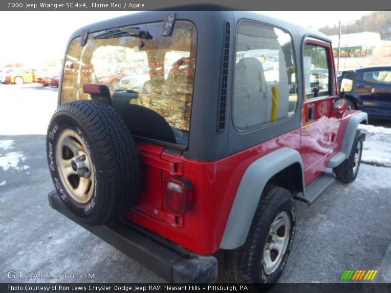 Flame Red / Agate 2000 Jeep Wrangler SE 4x4