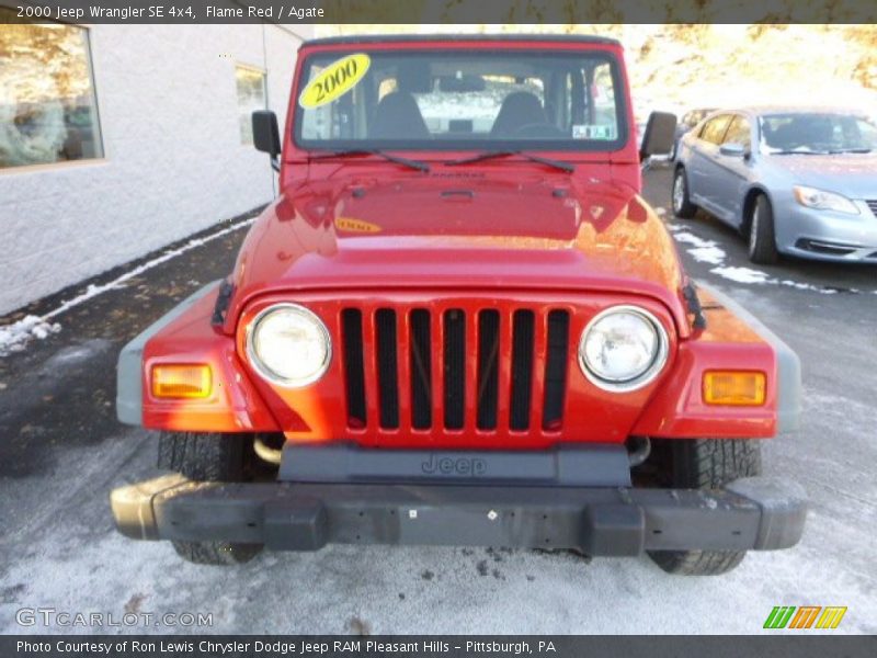 Flame Red / Agate 2000 Jeep Wrangler SE 4x4