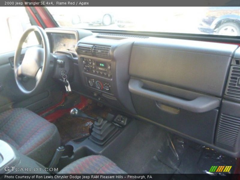 Flame Red / Agate 2000 Jeep Wrangler SE 4x4