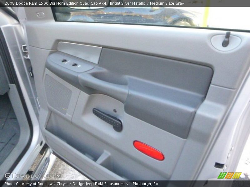 Bright Silver Metallic / Medium Slate Gray 2008 Dodge Ram 1500 Big Horn Edition Quad Cab 4x4