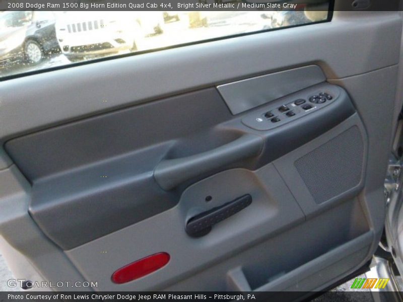 Bright Silver Metallic / Medium Slate Gray 2008 Dodge Ram 1500 Big Horn Edition Quad Cab 4x4