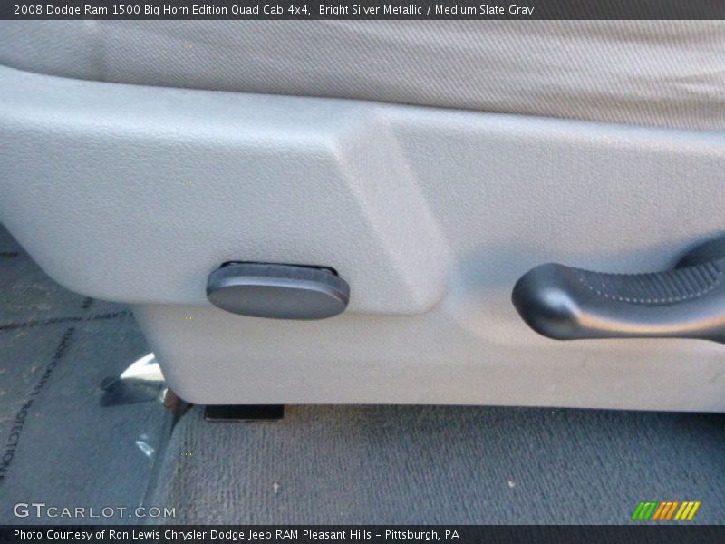 Bright Silver Metallic / Medium Slate Gray 2008 Dodge Ram 1500 Big Horn Edition Quad Cab 4x4