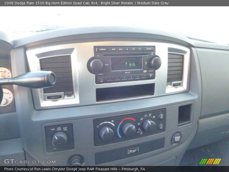 Bright Silver Metallic / Medium Slate Gray 2008 Dodge Ram 1500 Big Horn Edition Quad Cab 4x4