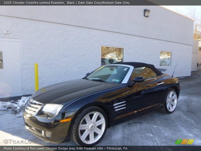 Black / Dark Slate Grey/Medium Slate Grey 2005 Chrysler Crossfire Limited Roadster