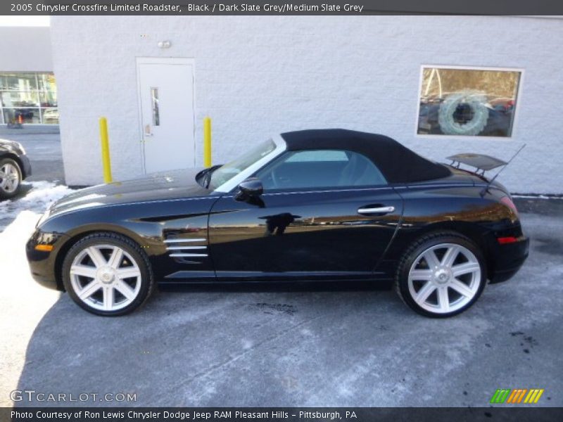 Black / Dark Slate Grey/Medium Slate Grey 2005 Chrysler Crossfire Limited Roadster