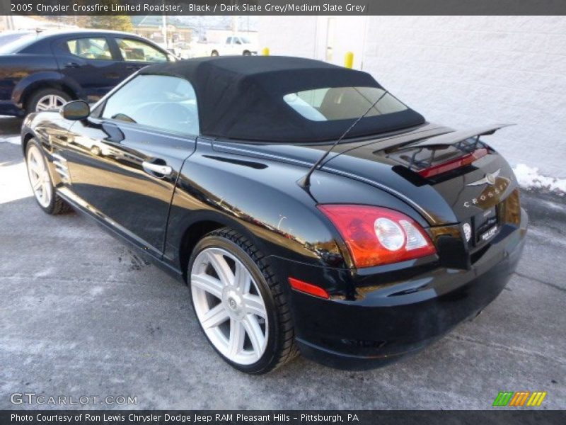 Black / Dark Slate Grey/Medium Slate Grey 2005 Chrysler Crossfire Limited Roadster