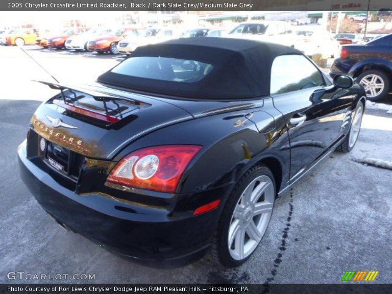 Black / Dark Slate Grey/Medium Slate Grey 2005 Chrysler Crossfire Limited Roadster