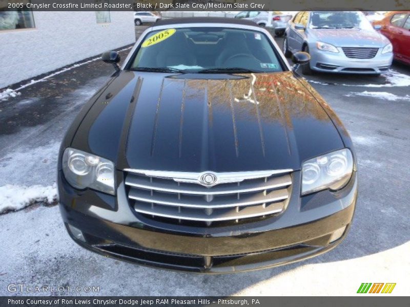 Black / Dark Slate Grey/Medium Slate Grey 2005 Chrysler Crossfire Limited Roadster