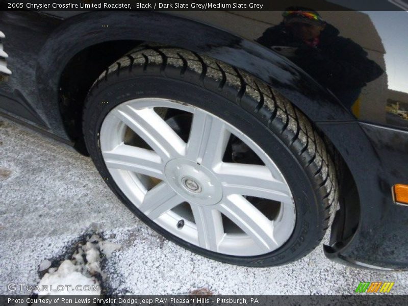 Black / Dark Slate Grey/Medium Slate Grey 2005 Chrysler Crossfire Limited Roadster