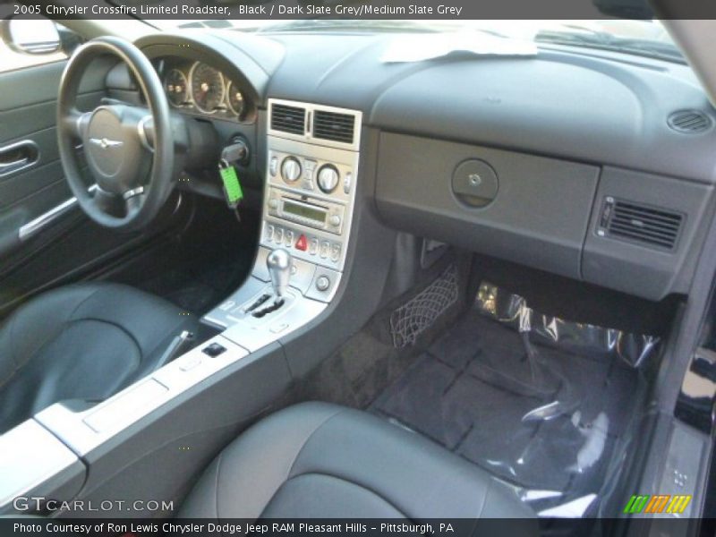 Black / Dark Slate Grey/Medium Slate Grey 2005 Chrysler Crossfire Limited Roadster