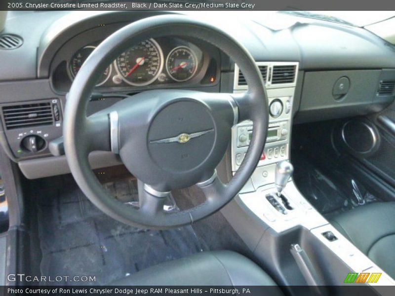 Black / Dark Slate Grey/Medium Slate Grey 2005 Chrysler Crossfire Limited Roadster