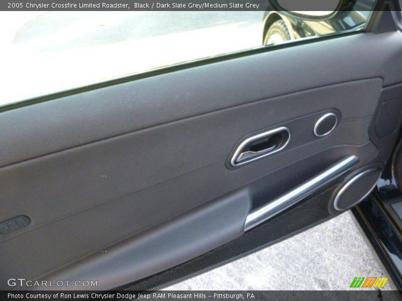 Black / Dark Slate Grey/Medium Slate Grey 2005 Chrysler Crossfire Limited Roadster