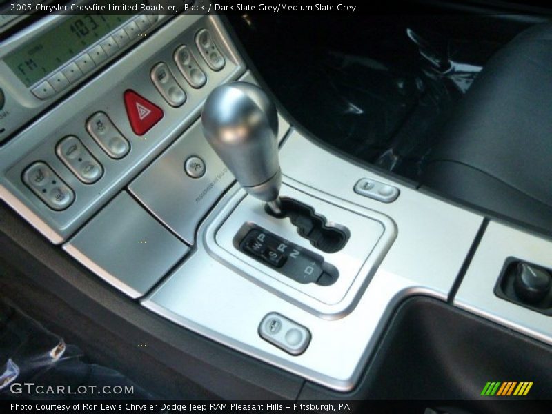 Black / Dark Slate Grey/Medium Slate Grey 2005 Chrysler Crossfire Limited Roadster