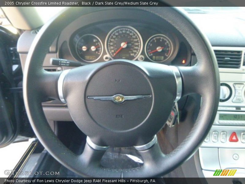 Black / Dark Slate Grey/Medium Slate Grey 2005 Chrysler Crossfire Limited Roadster