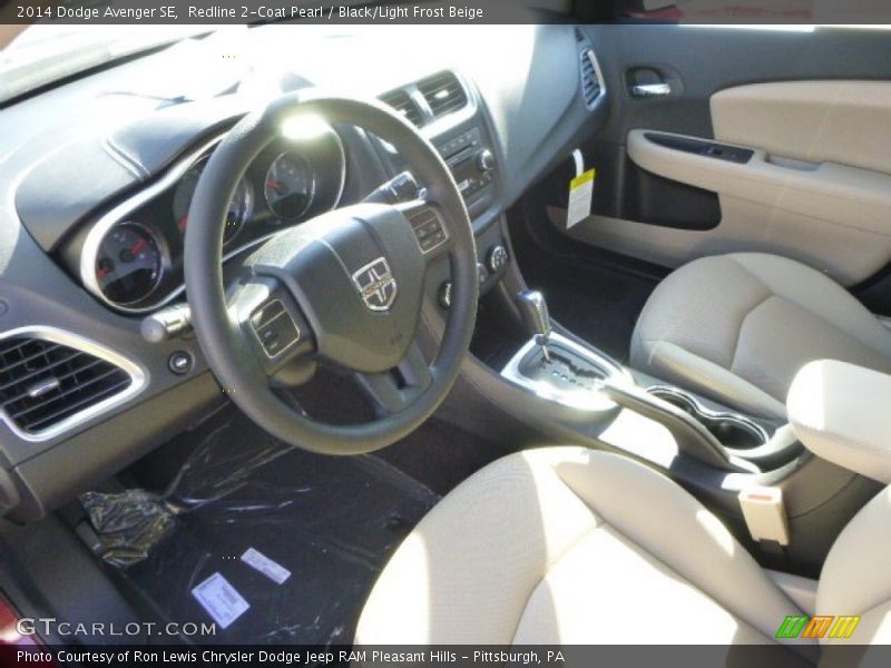 Redline 2-Coat Pearl / Black/Light Frost Beige 2014 Dodge Avenger SE