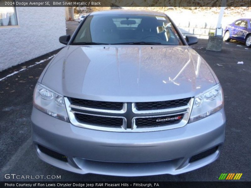Billet Silver Metallic / Black 2014 Dodge Avenger SE