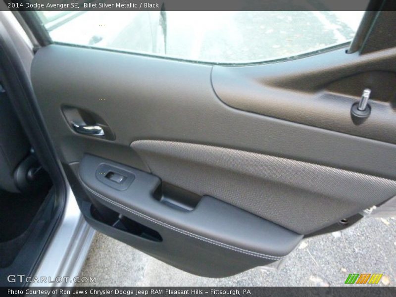 Billet Silver Metallic / Black 2014 Dodge Avenger SE