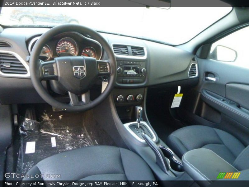 Billet Silver Metallic / Black 2014 Dodge Avenger SE