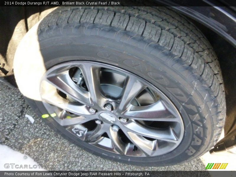Brilliant Black Crystal Pearl / Black 2014 Dodge Durango R/T AWD