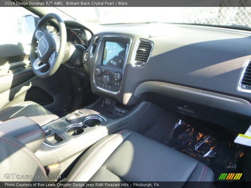Brilliant Black Crystal Pearl / Black 2014 Dodge Durango R/T AWD