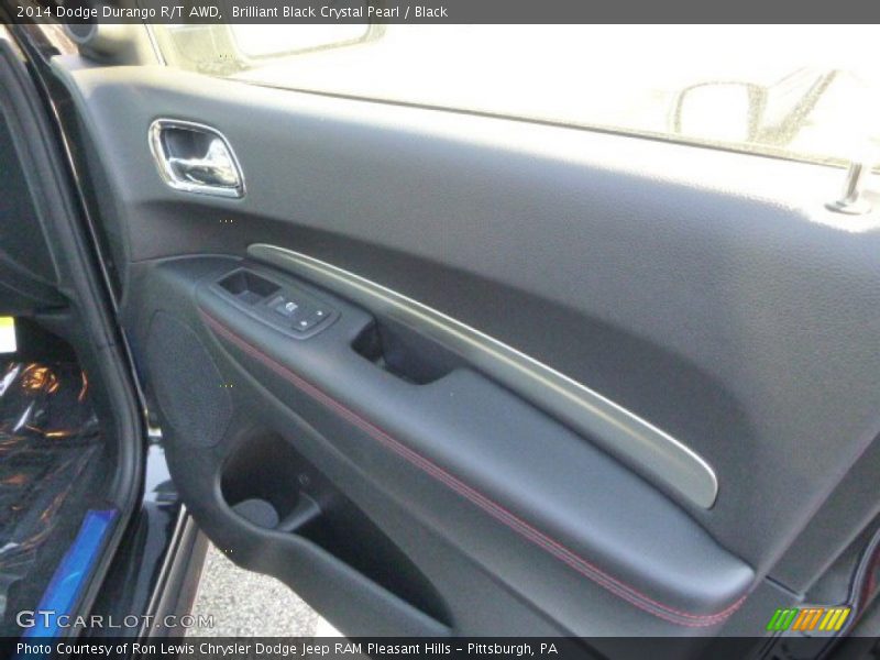 Brilliant Black Crystal Pearl / Black 2014 Dodge Durango R/T AWD
