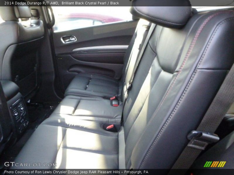 Brilliant Black Crystal Pearl / Black 2014 Dodge Durango R/T AWD