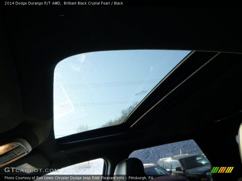Brilliant Black Crystal Pearl / Black 2014 Dodge Durango R/T AWD