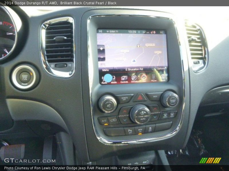 Brilliant Black Crystal Pearl / Black 2014 Dodge Durango R/T AWD