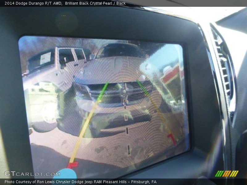 Brilliant Black Crystal Pearl / Black 2014 Dodge Durango R/T AWD